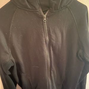 danskin black zip up